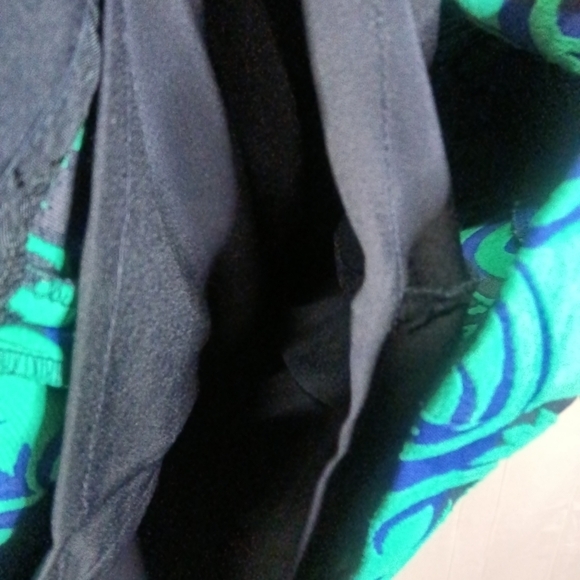 J Crew Jacquard Sleeveless Dress Navy Green Petite 8P - Picture 11 of 13